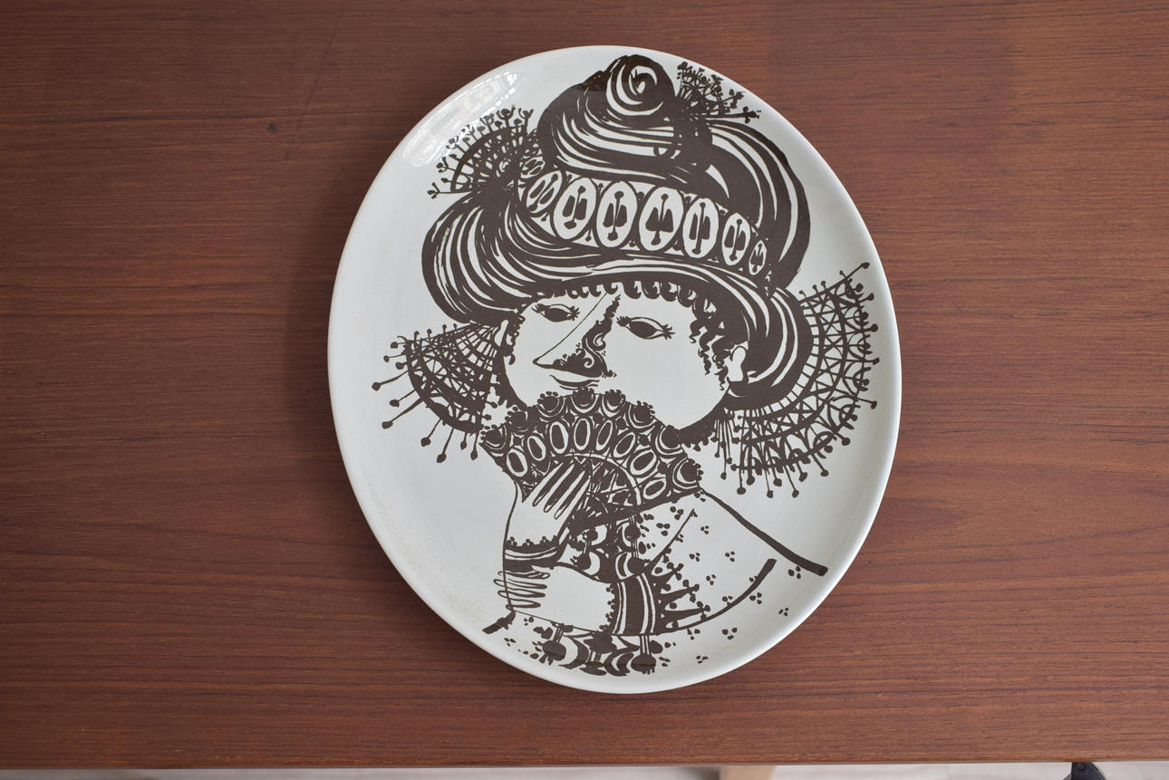 BJØRN WIINBLAD. Donna Elvira Väggtallrik.