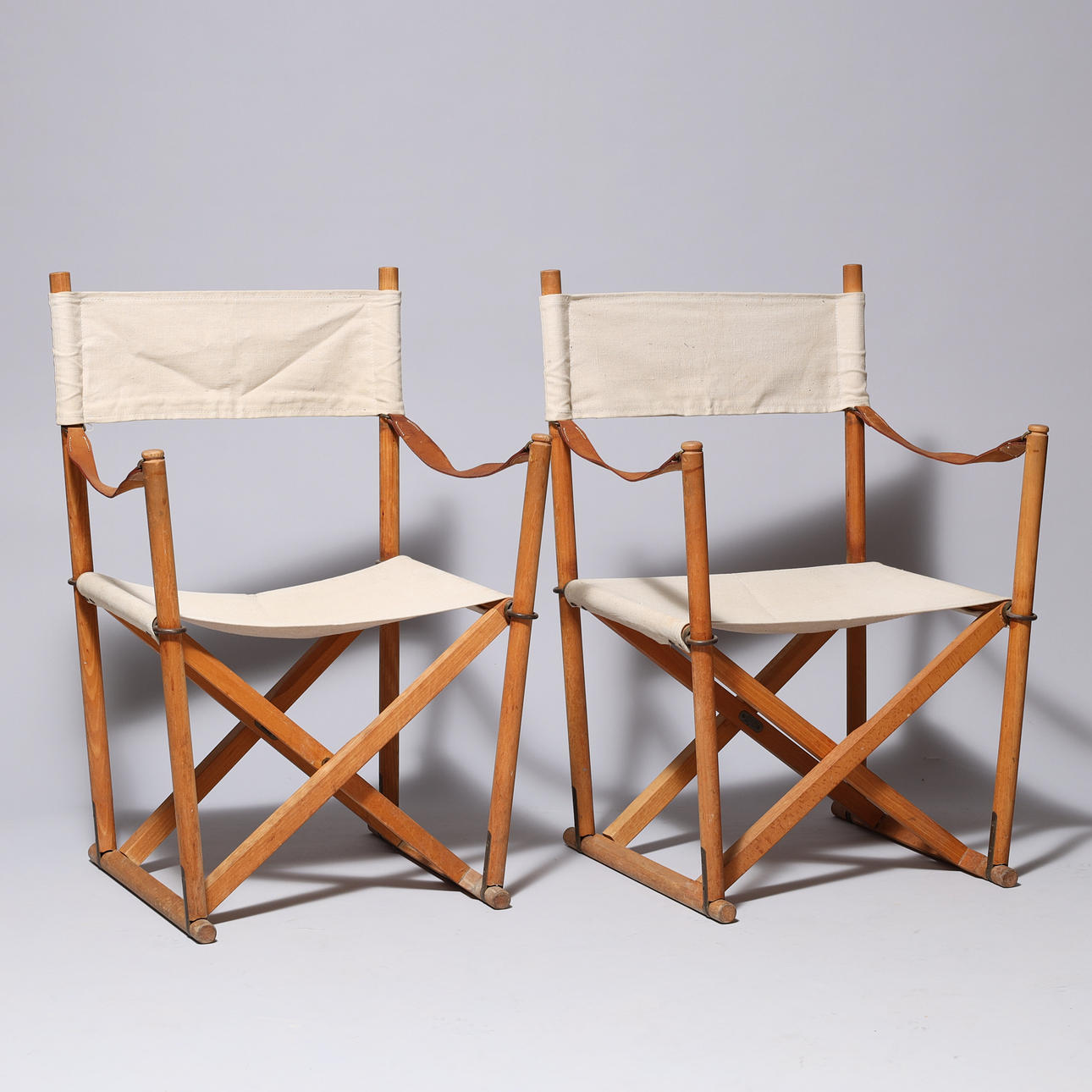 MOGENS KOCH (1888-1992). Beech wood folding/instructor chair, light ...