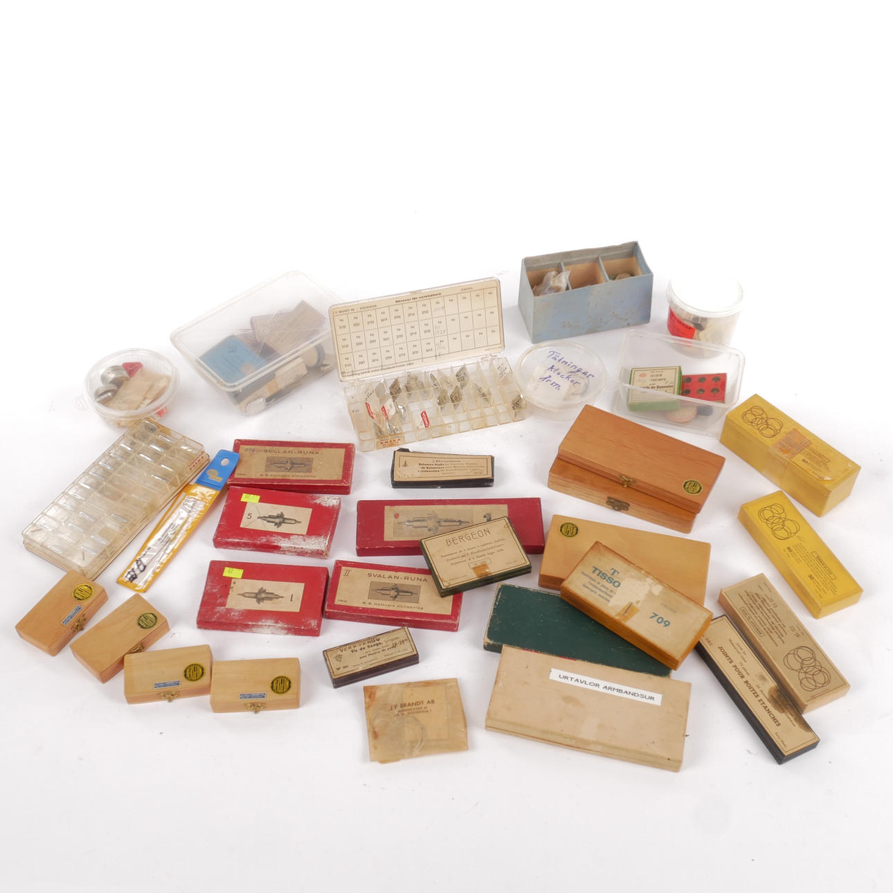 RESERVEDELE URE OG URE, blå Omega.