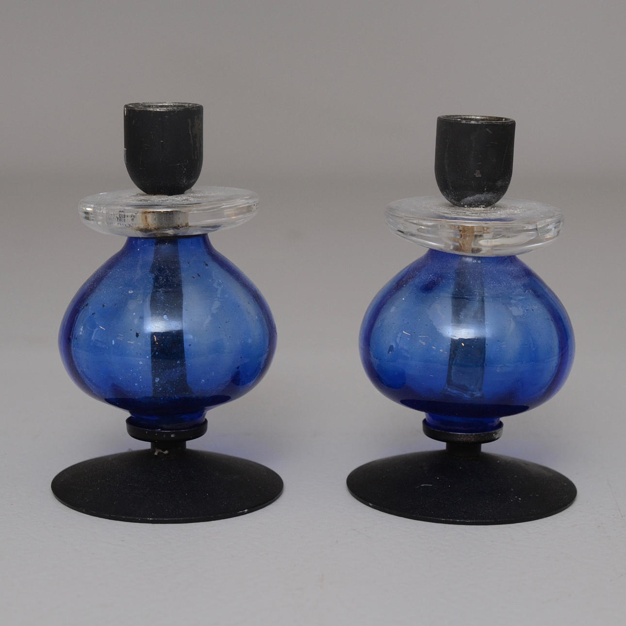 ERIK HÖGLUND. Ljusstakar, ett par.