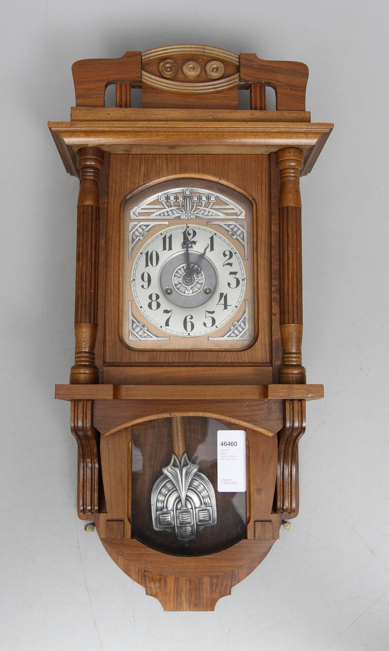 VÄGGUR, jugend, Junghans gong, tidigt 1900-tal.