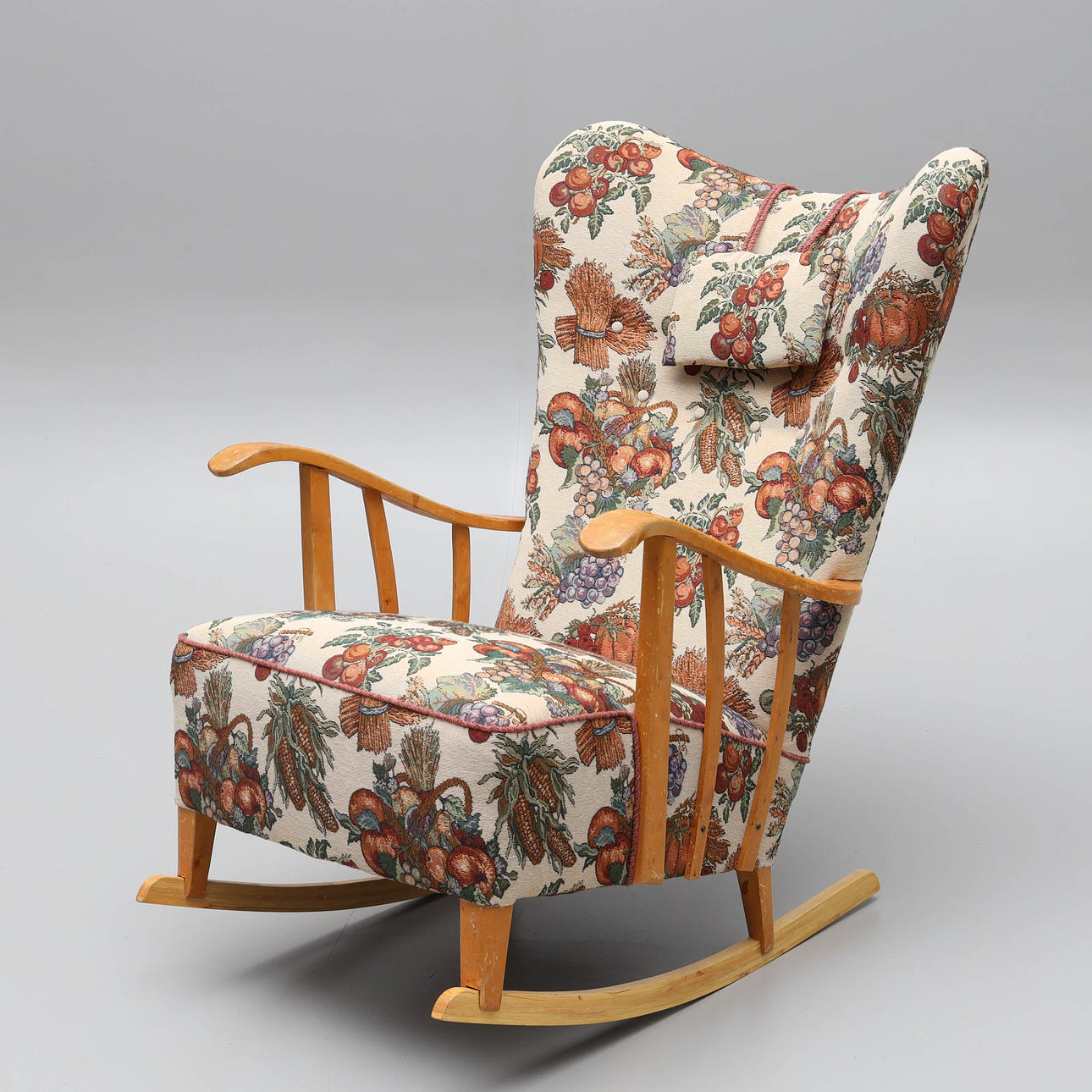 Rocking chair, later reupholstered, 1940s. Furniture - Armchairs ...