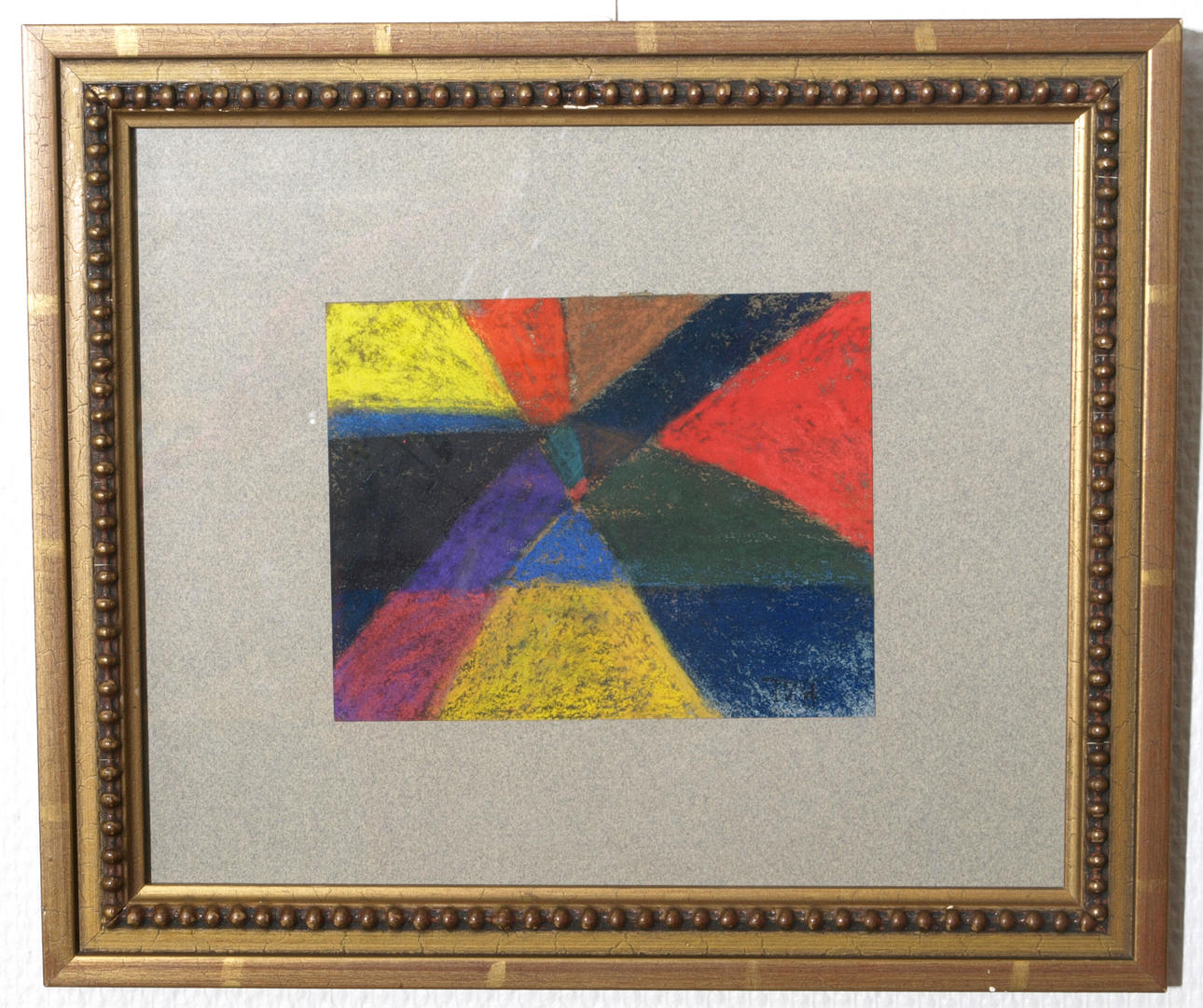 TORA VEGA HOLMSTRÖM. Pastell, Komposition, signerad TVH.