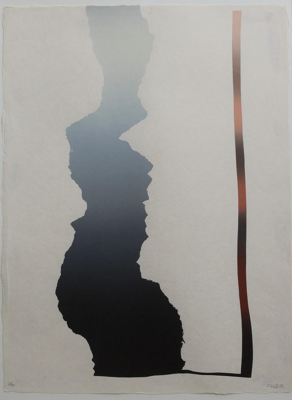 CURT HILLFON. Lithograph, signed CH.