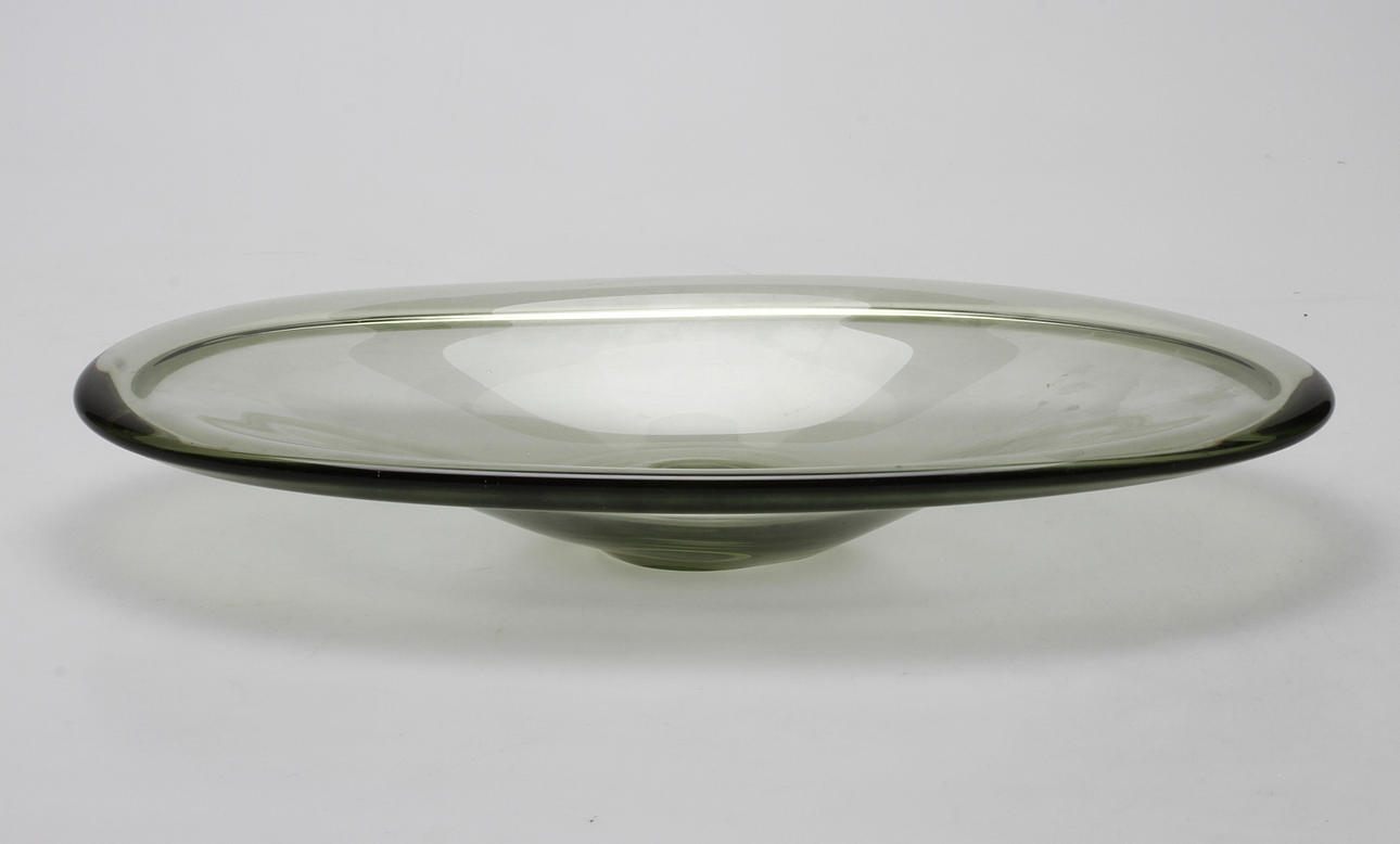 SKÅL, glas, Vicke Lindstrand, Kosta, signerad.