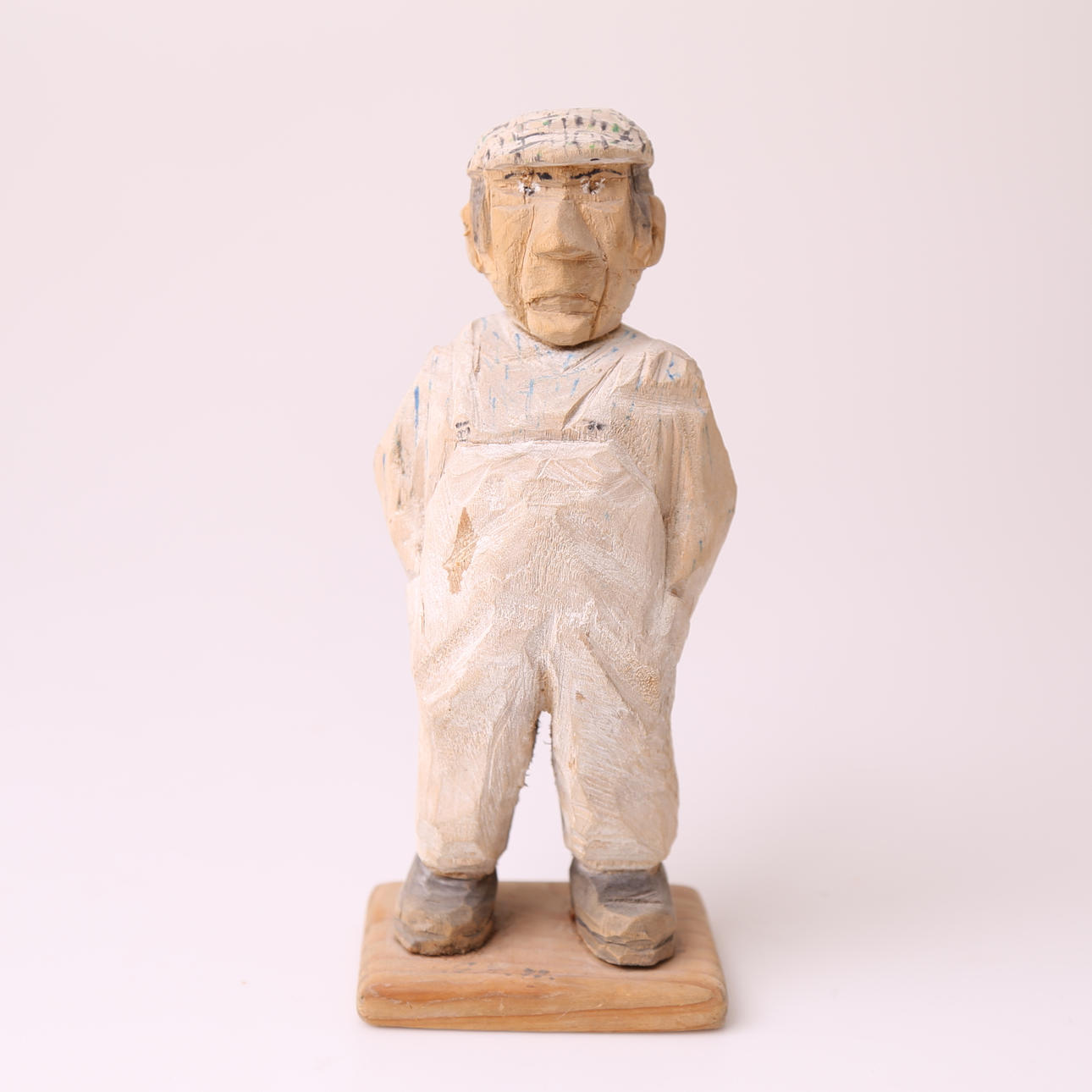 GÖSTA FREDRIKSSON. TRÄGUBBE, "Hännera i feckera", signerad G.F.-72 / Gösta Fredriksson, 1972.