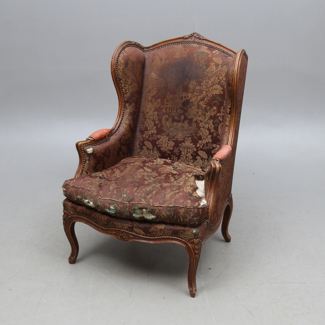 KARMFÅTÖLJ, Louis XV-stil, 1900-tal.