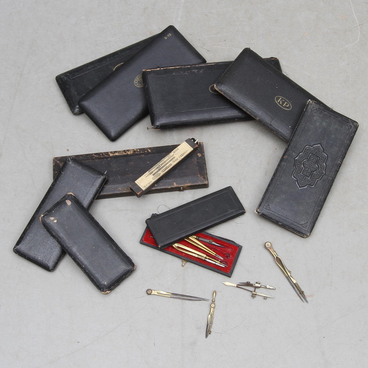 PARTI RITINSTRUMENT, passare, m.m., tidigt 1900-tal.