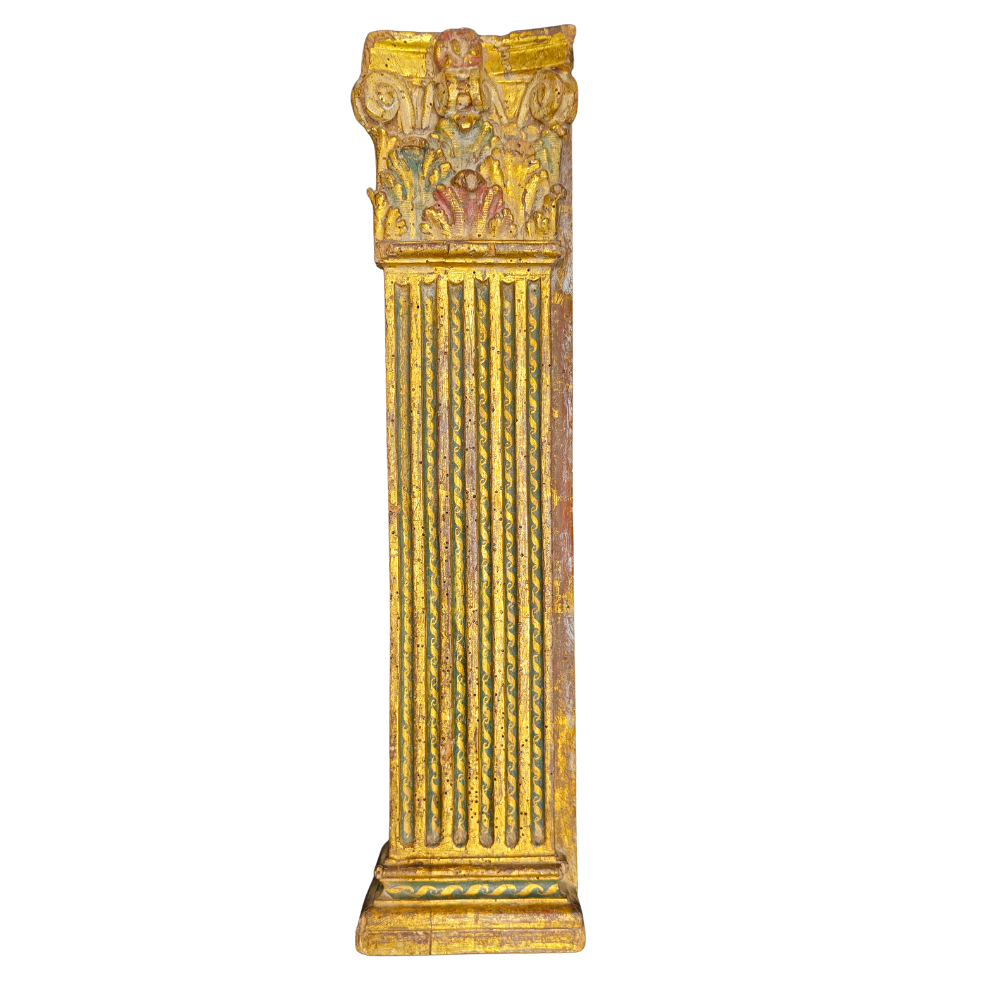 CORINTHIAN COLUMN RIBBED IN WOOD. Art - Other - Auctionet