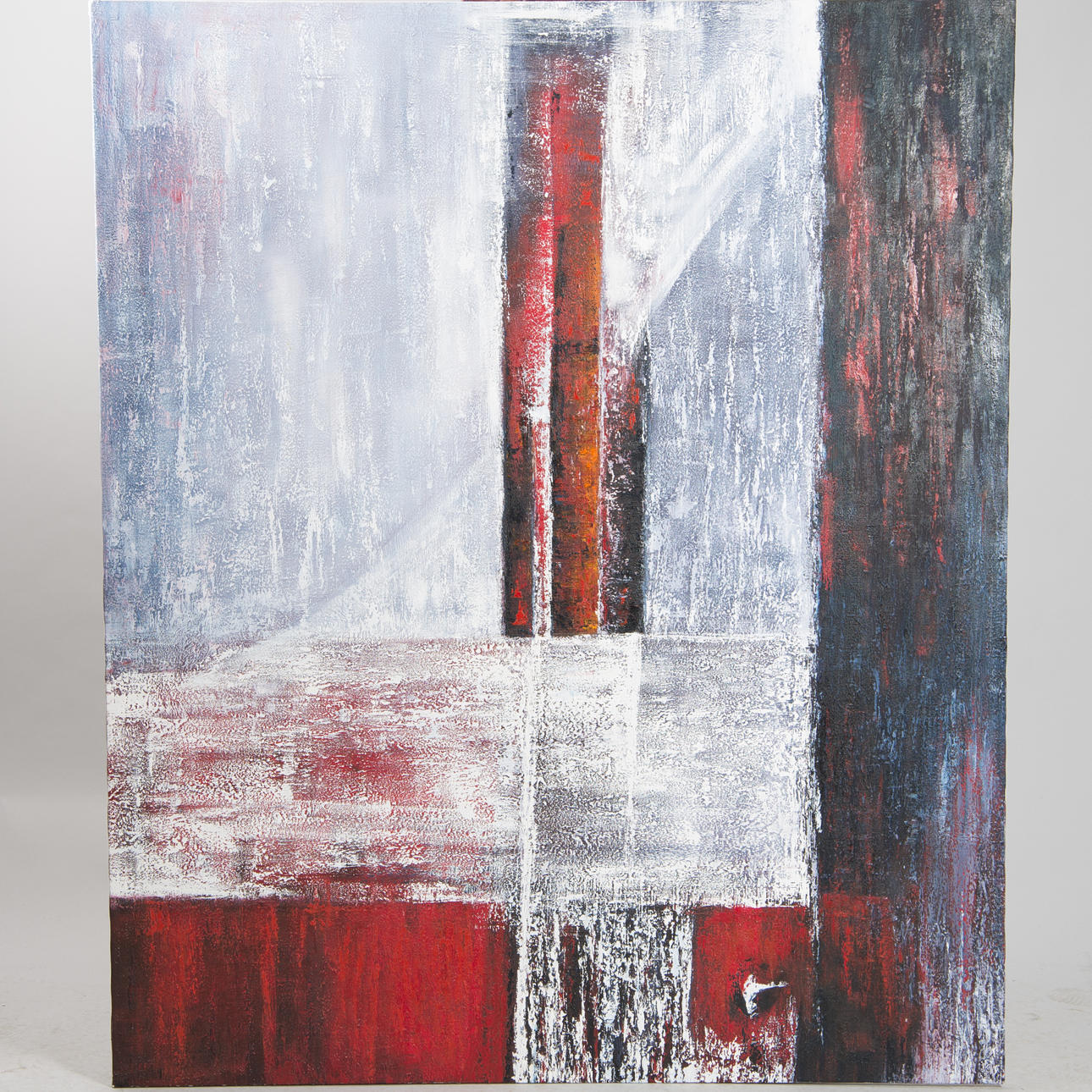 OKÄND KONSTNÄR. Komposition, olja på duk, osignerad.