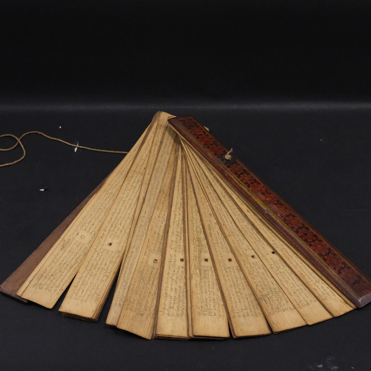 PALM LEAF MANUSCRIPT, SRI LANKA.