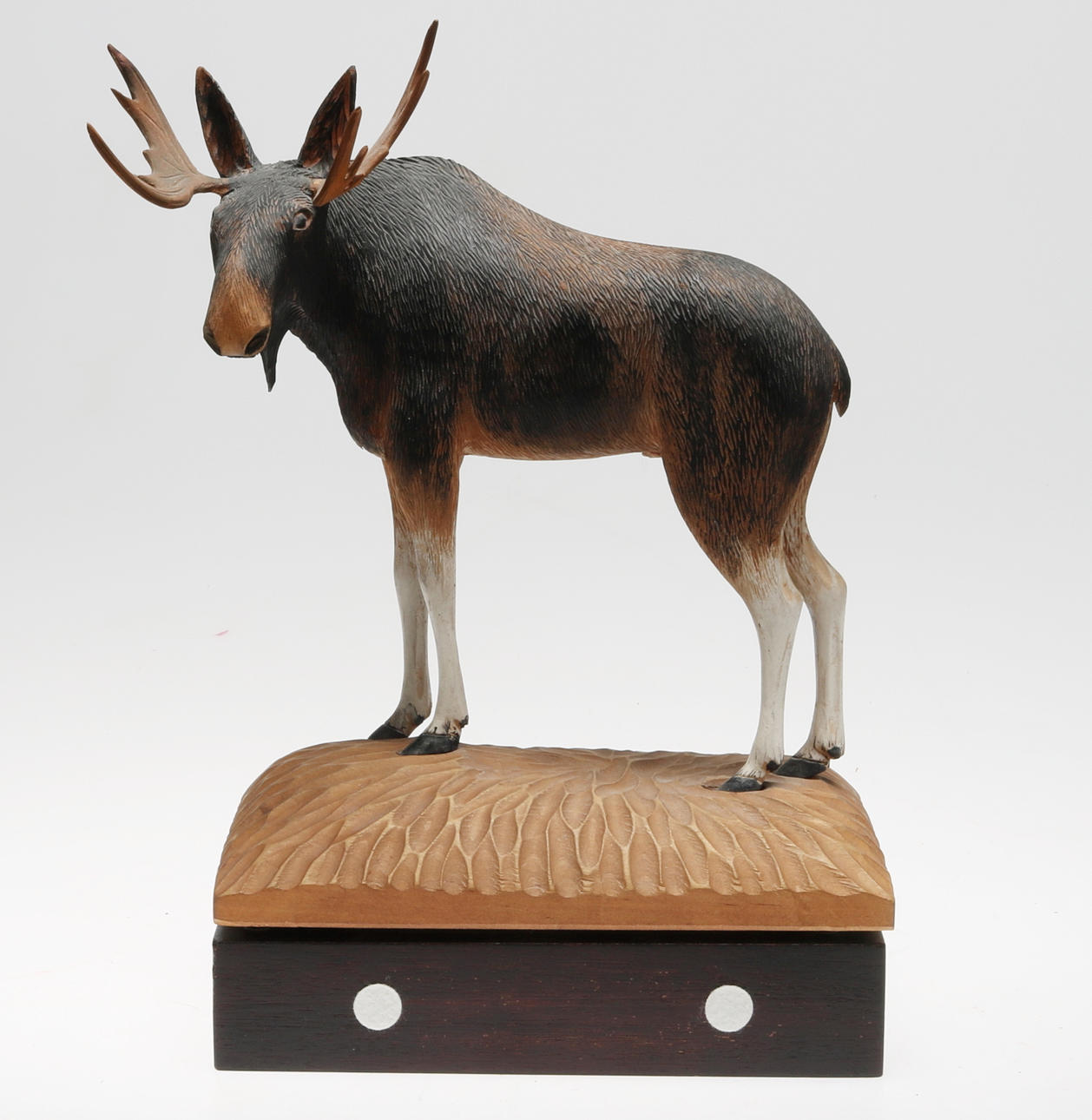 EINAR ENGMALM. SKULPTUR, älg, signerad.