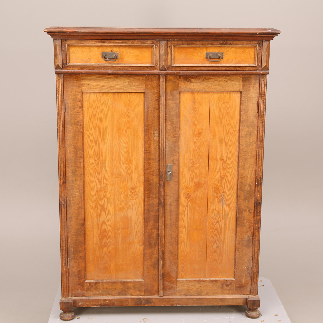 SKÄNK, furu, parlådor + pardörrar, 18-/1900-tal.