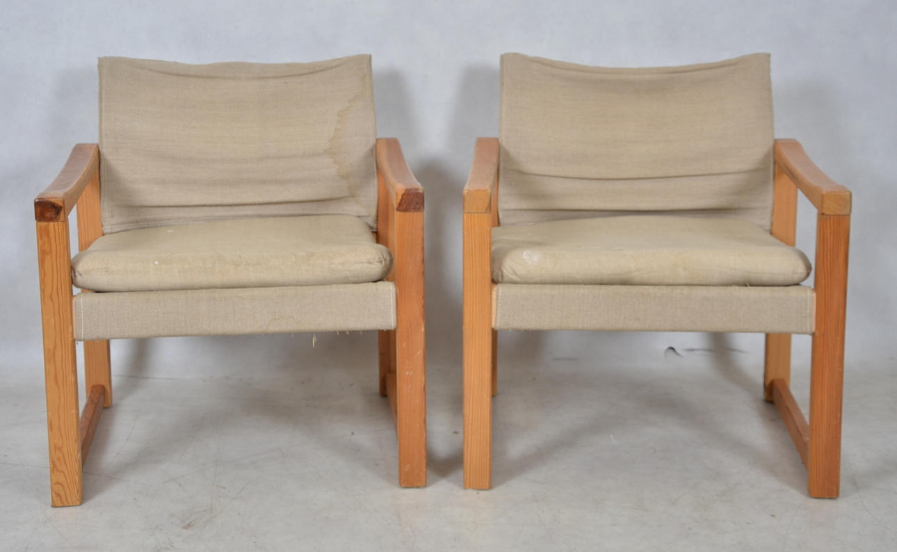 SAFARISTOLAR, 1-par, " Diana " design Karin Mobring 1970-tal.