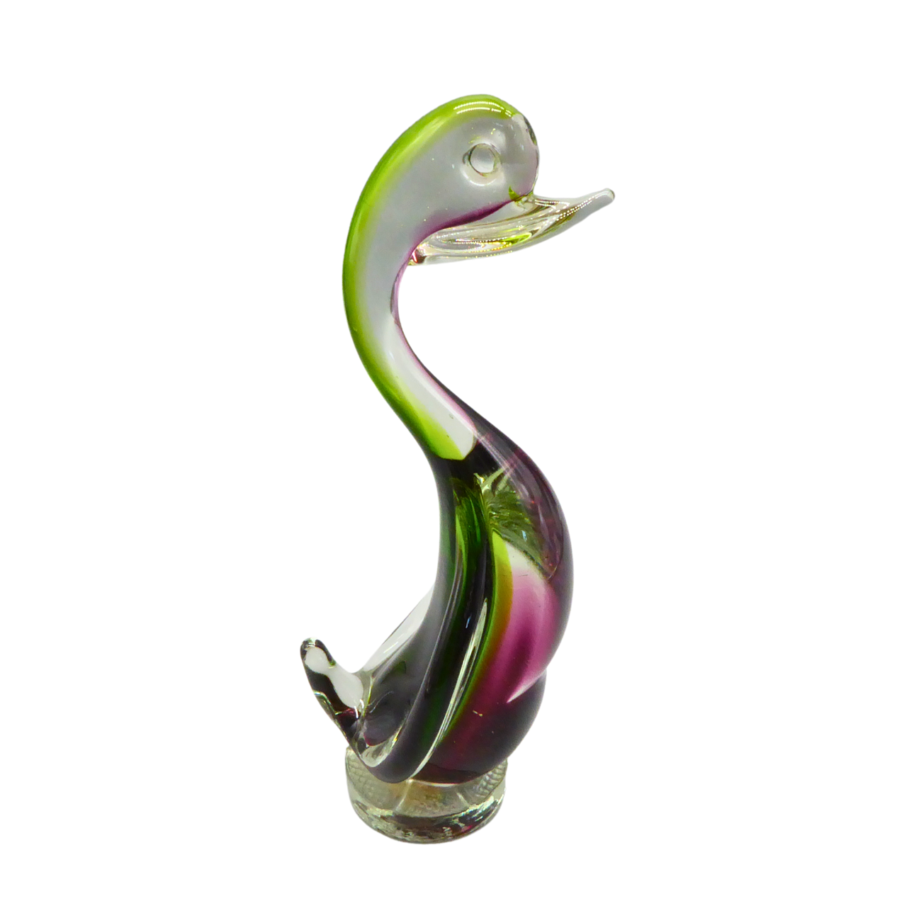 PATO DE CRISTAL DE MURANO.