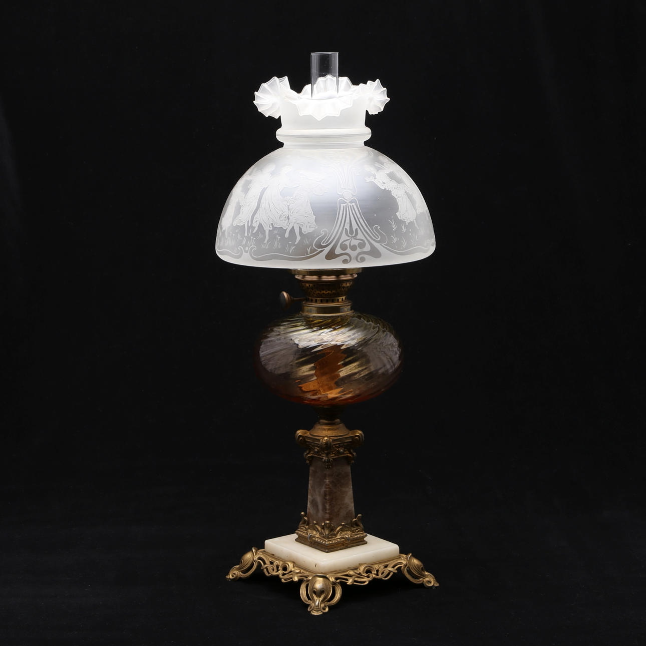 BORDSFOTOGENLAMPA, 1800-tal.