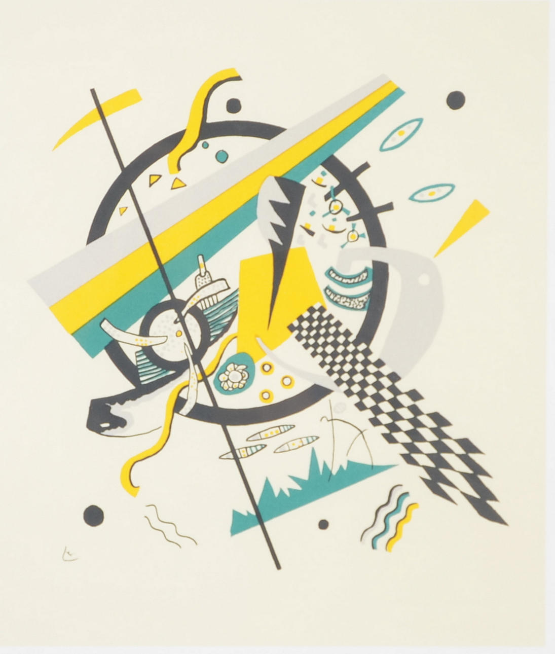 WASSILY KANDINSKY. EFTER. Färglitografi.