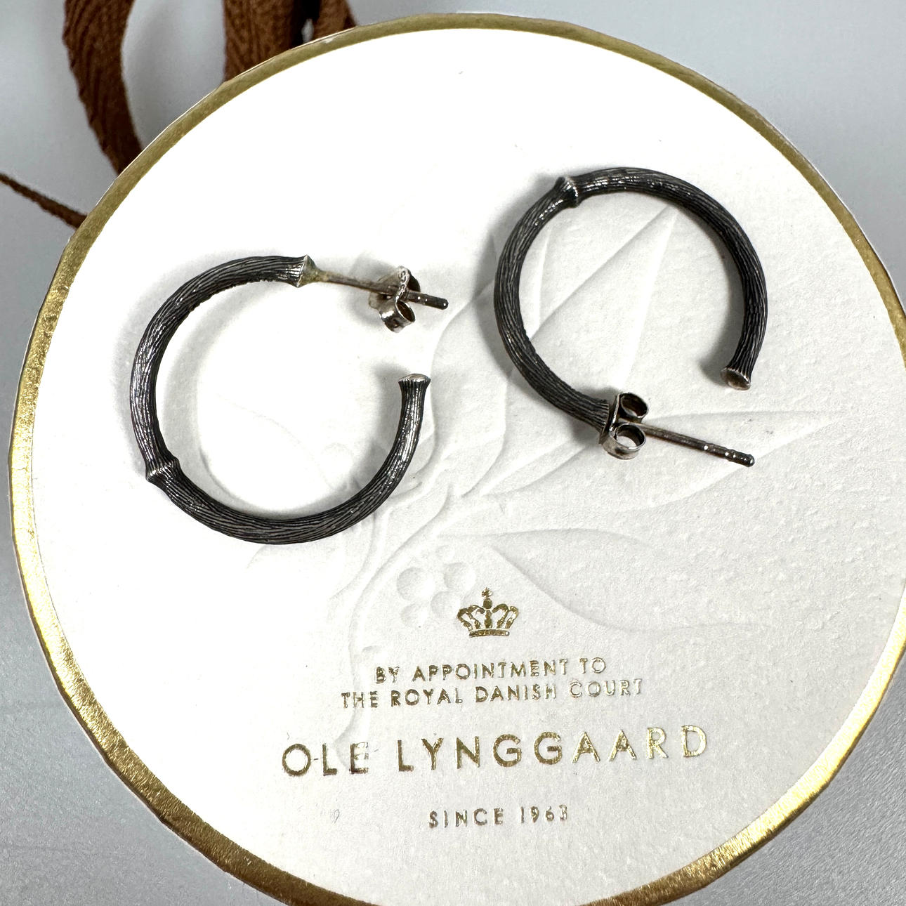 OLE LYNGGAARD. earrings, 1 pair. Sterling silver.