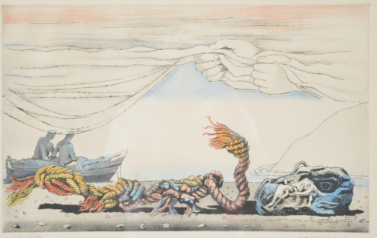 AXEL OLSON. Färgetsning.