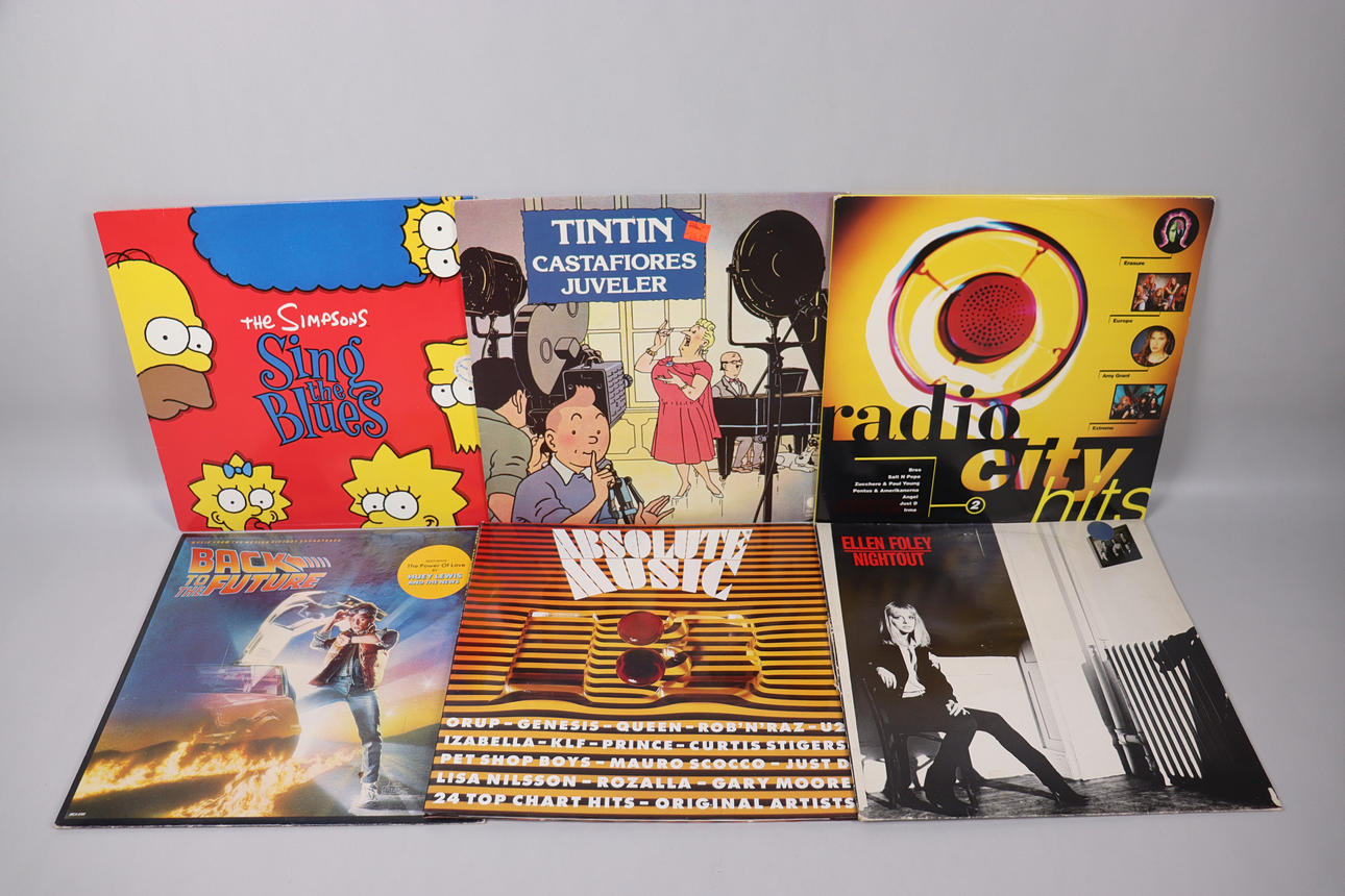 VINYL / LP-SKIVOR, 43 st, Beatles, Rolling Stones, Led Zeppelin, Hollis ...