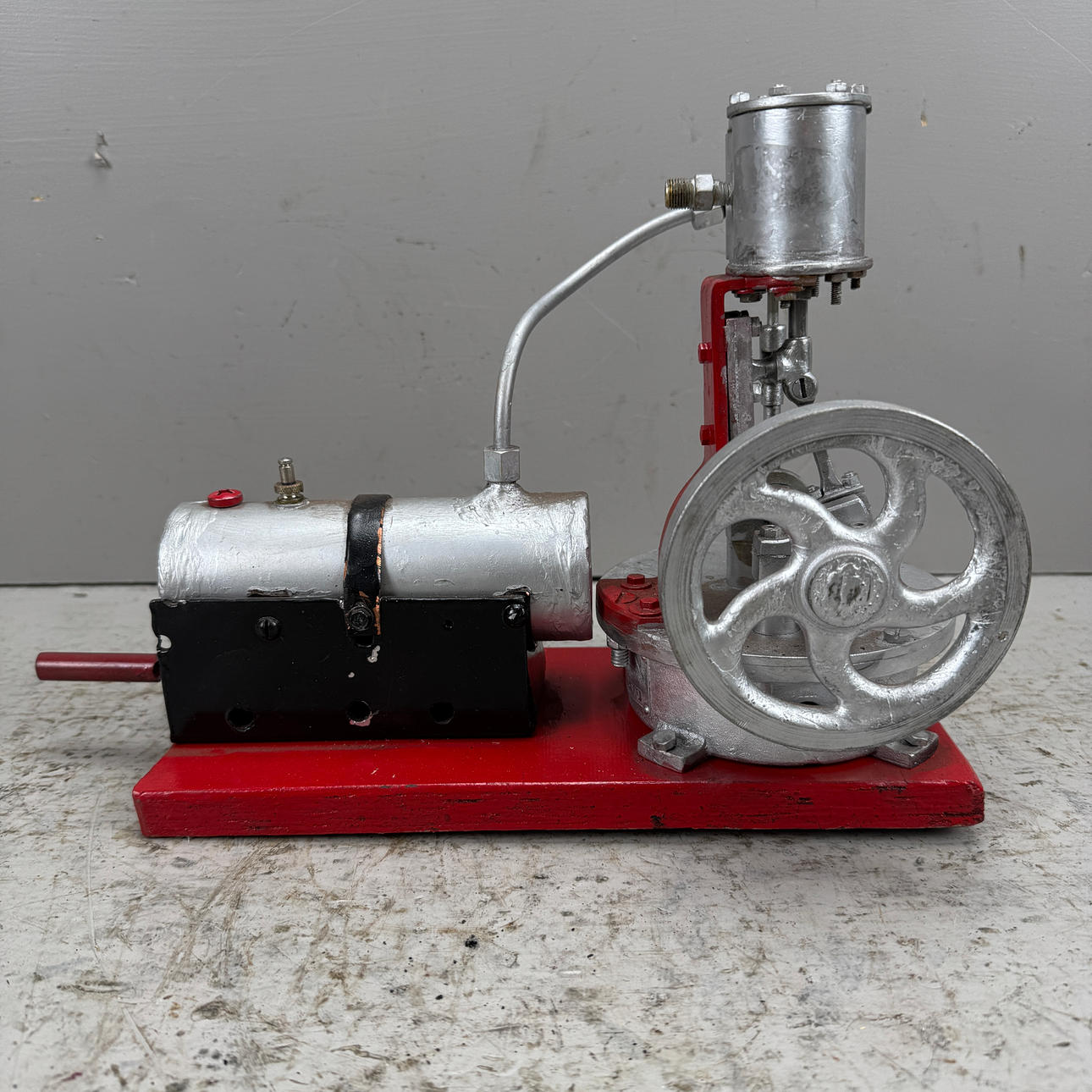 STEAM ENGINE, Marked AGA.
