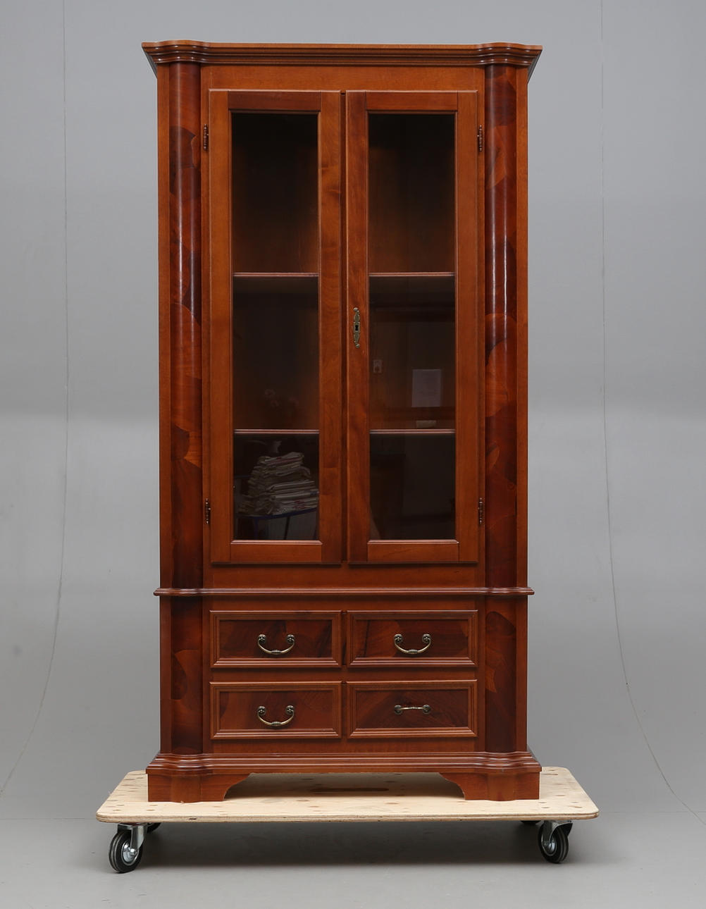 BOKSKÅP, mahogny, engelsk stil, 1900-talets andra del.