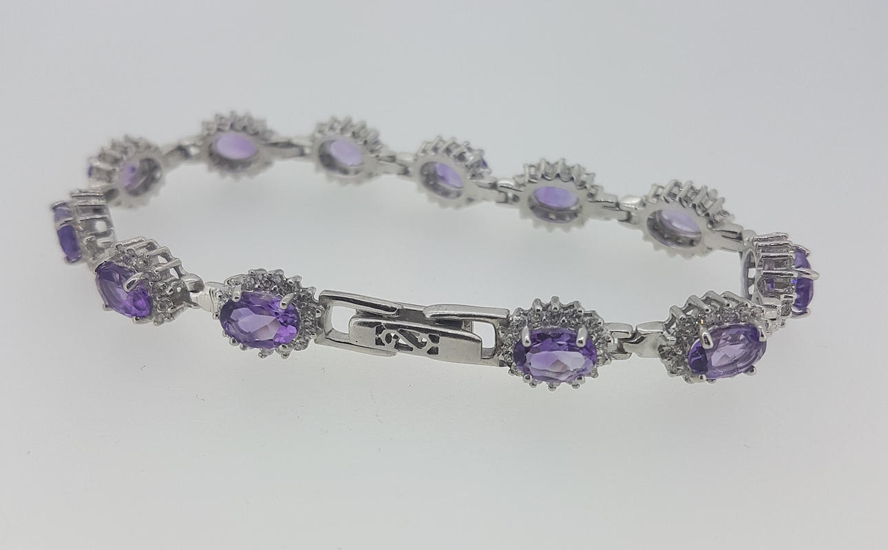 AMETIST LINJE ARMBAND.