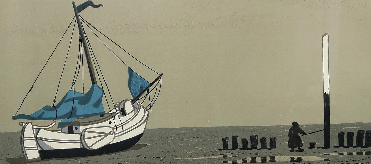 LARS NORRMAN. lithograph, probably signed and numbered under passpartout.