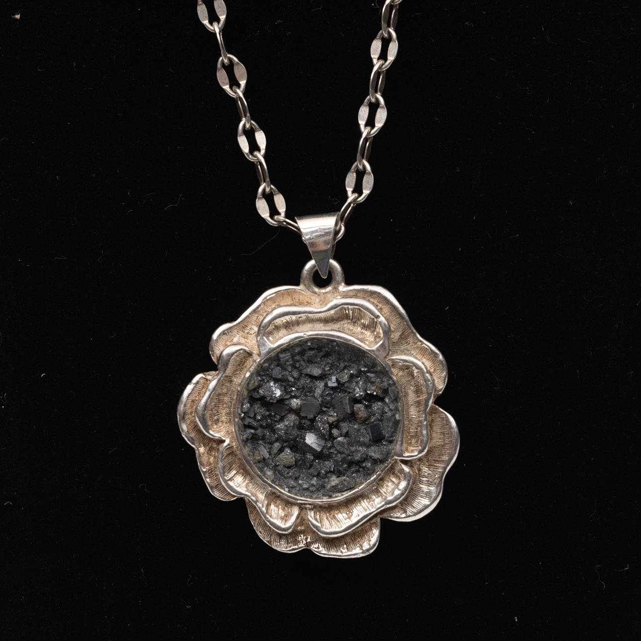 COLLIER, Sterling silver, Malm, Victor Janson.