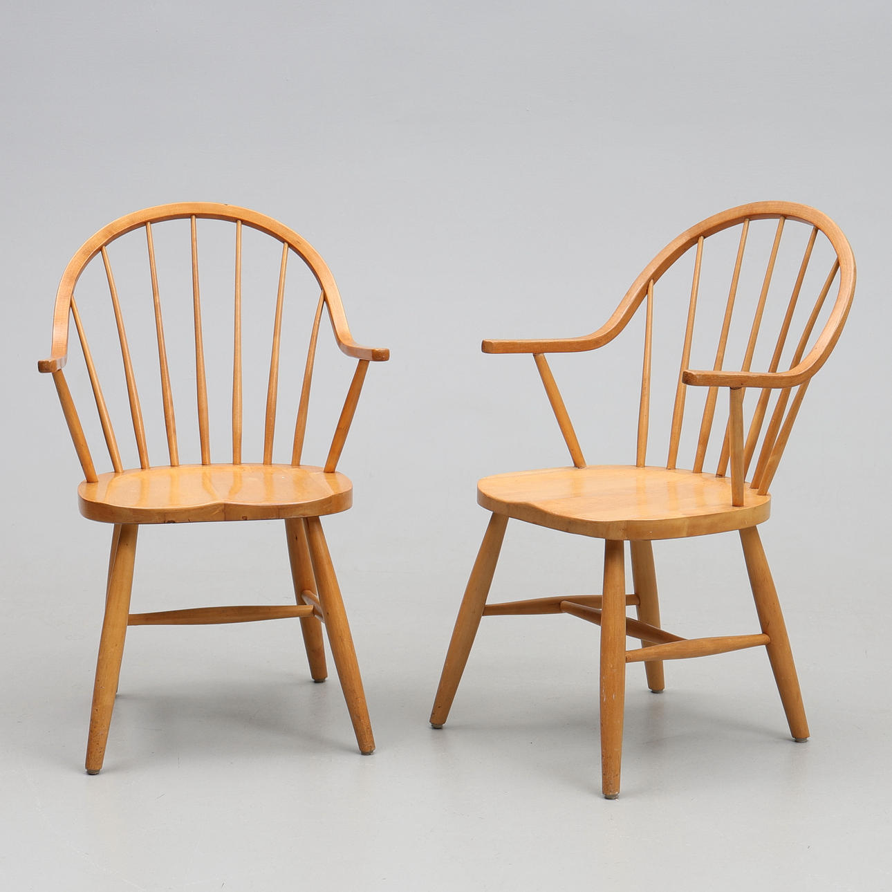 Two mid 20th century armchairs.