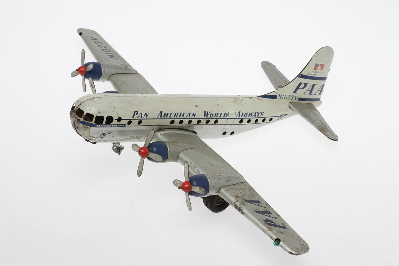 FLYGPLAN GAMA "PAN AMERICAN" plåt, friktion.