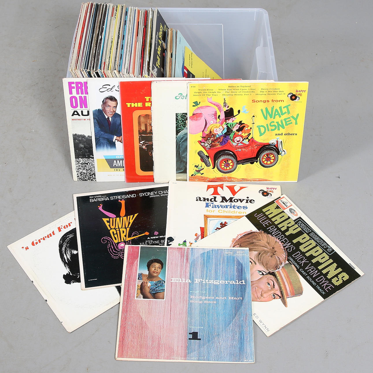 PARTI LP-SKIVOR, vinylskivor. 1900-tal.