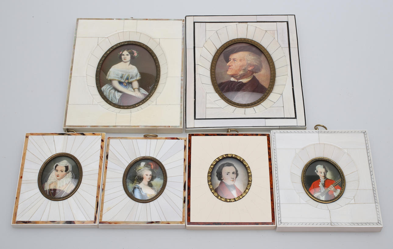 MINIATYRER, tryck, 6 st.