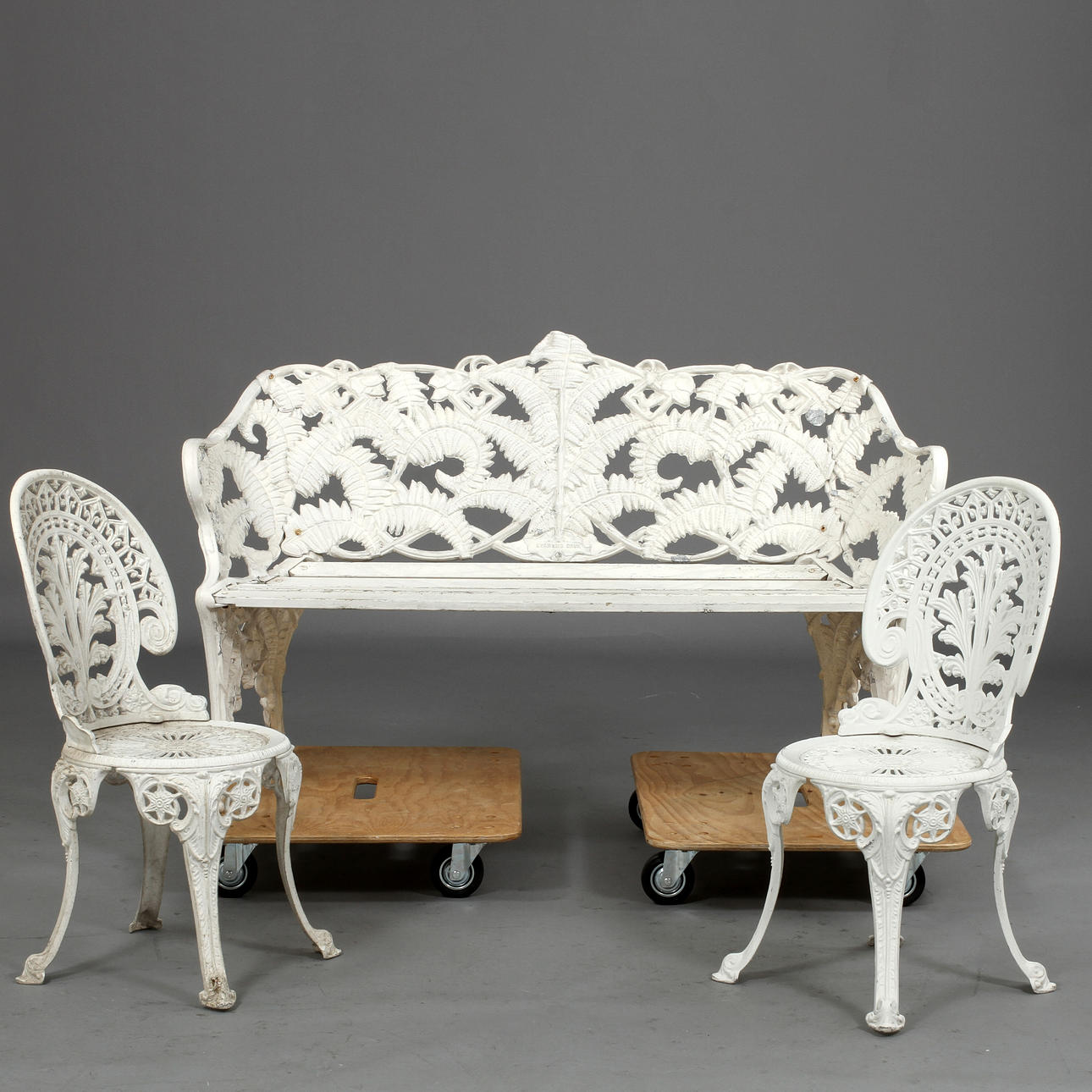 TRÄDGÅRDSMÖBLER, 3 delar, Byarums Bruk, Vaggeryd.