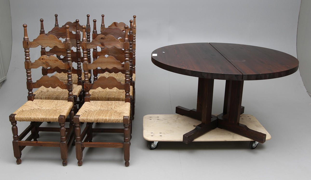 MATSALSMÖBEL 7 delar 1970-tal.