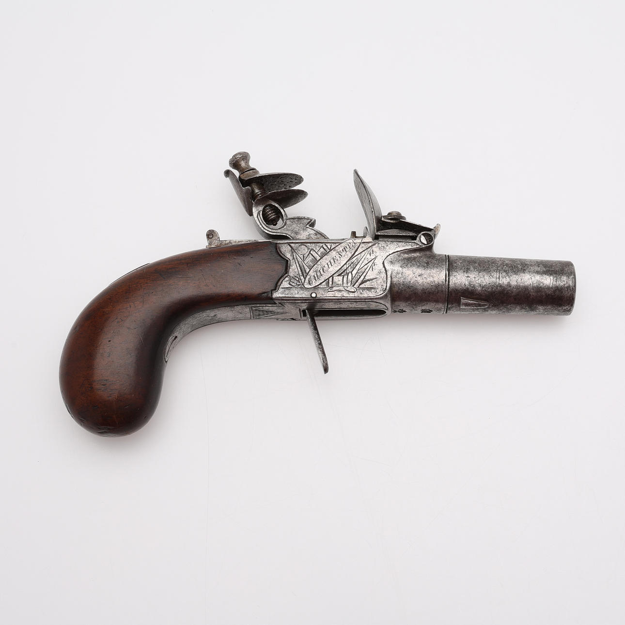 SCREWBARREL-GUN, FLINT LOCK, JAMES CHAMPION, CHICHESTER, ACTIVE 1823 ...