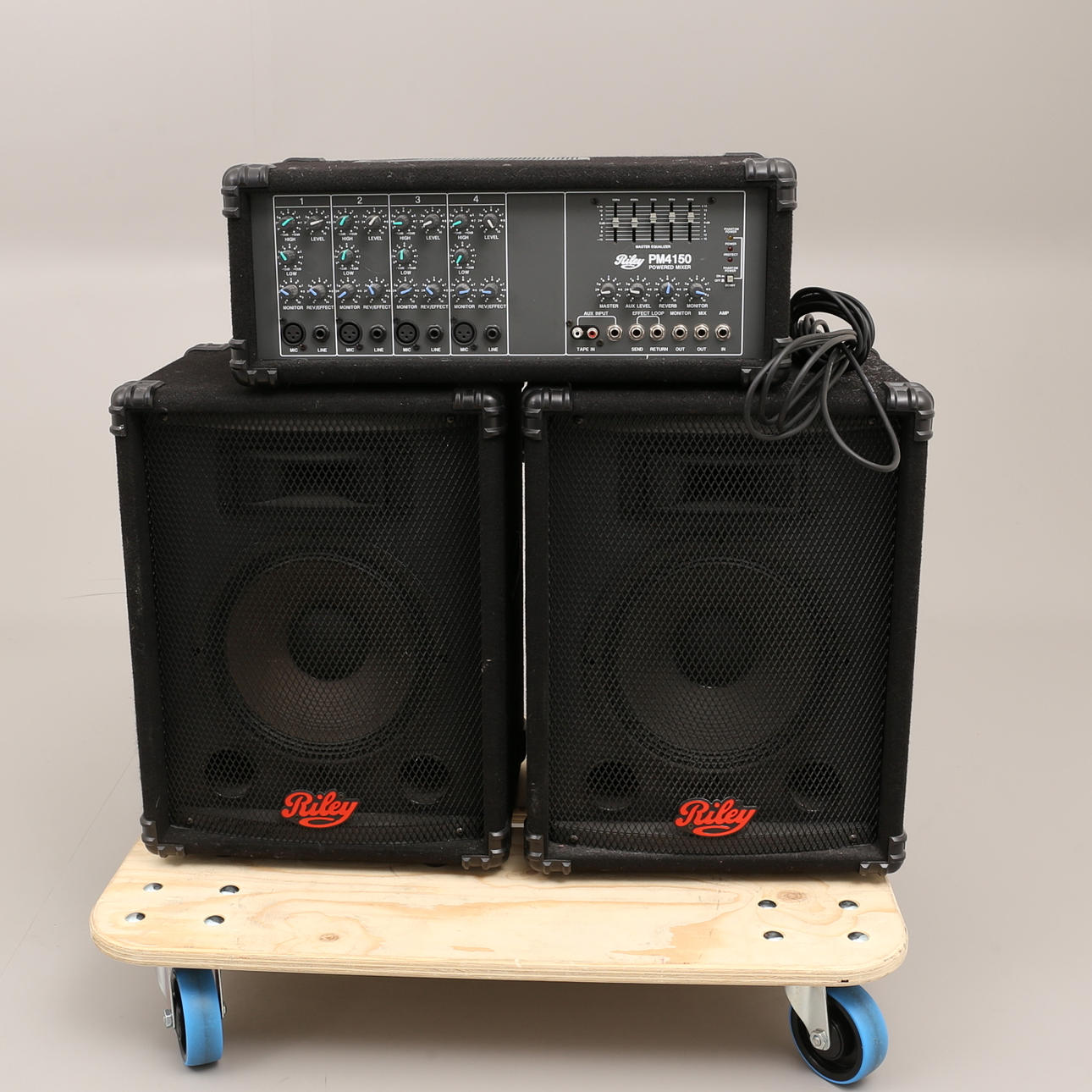 MIXER, Riley PM4150, HÖGTALARE, ett par, Riley S4l50.