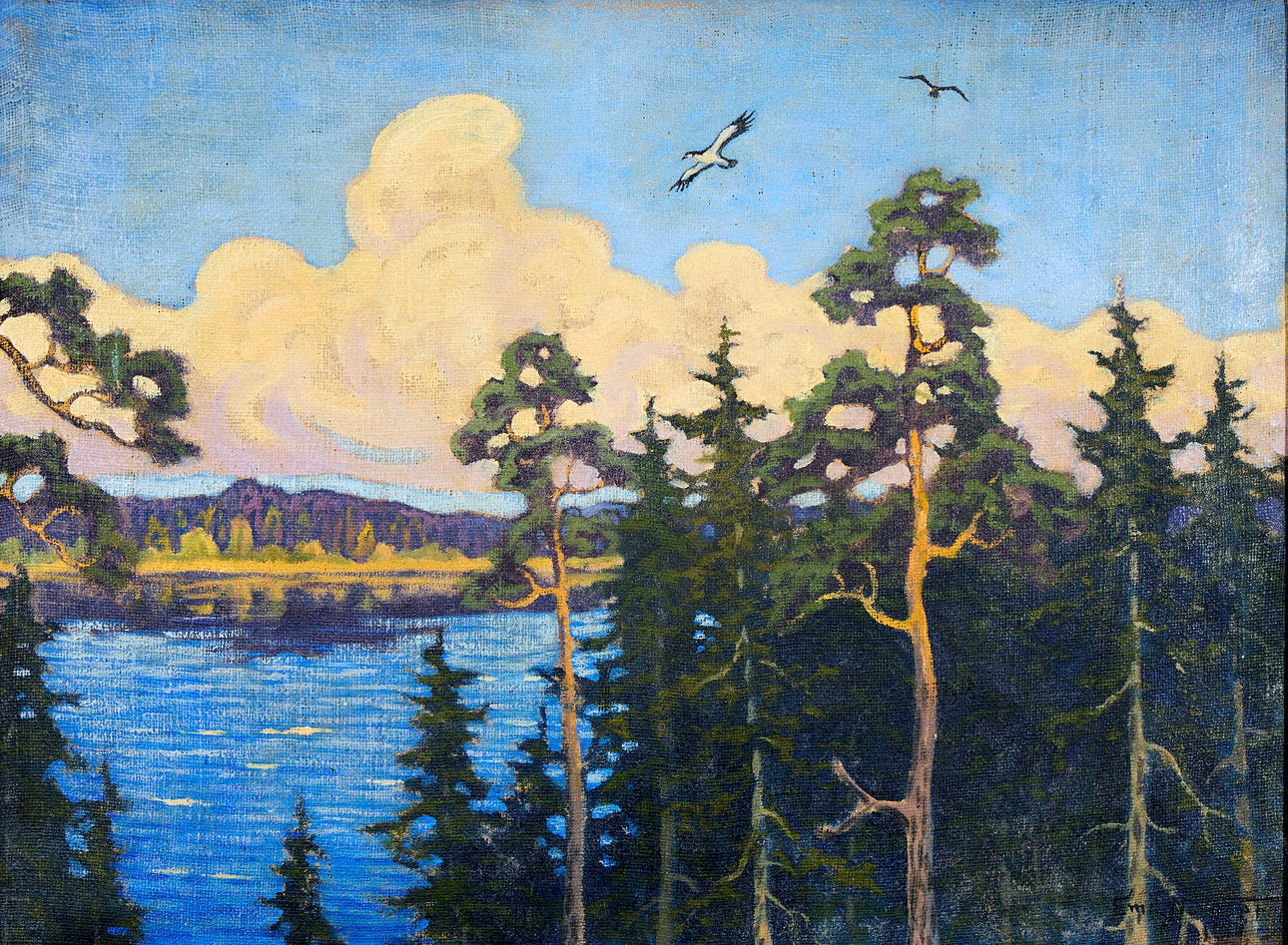 EMIL NORDBERGER. Lake Landscape.