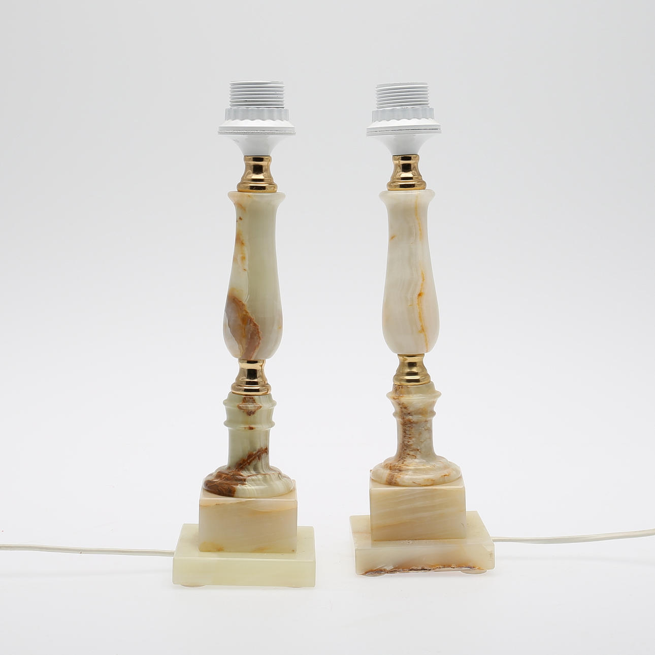 BORDSLAMPOR, ett par, PPF Belysning AB Motala, 1900-talets andra hälft.