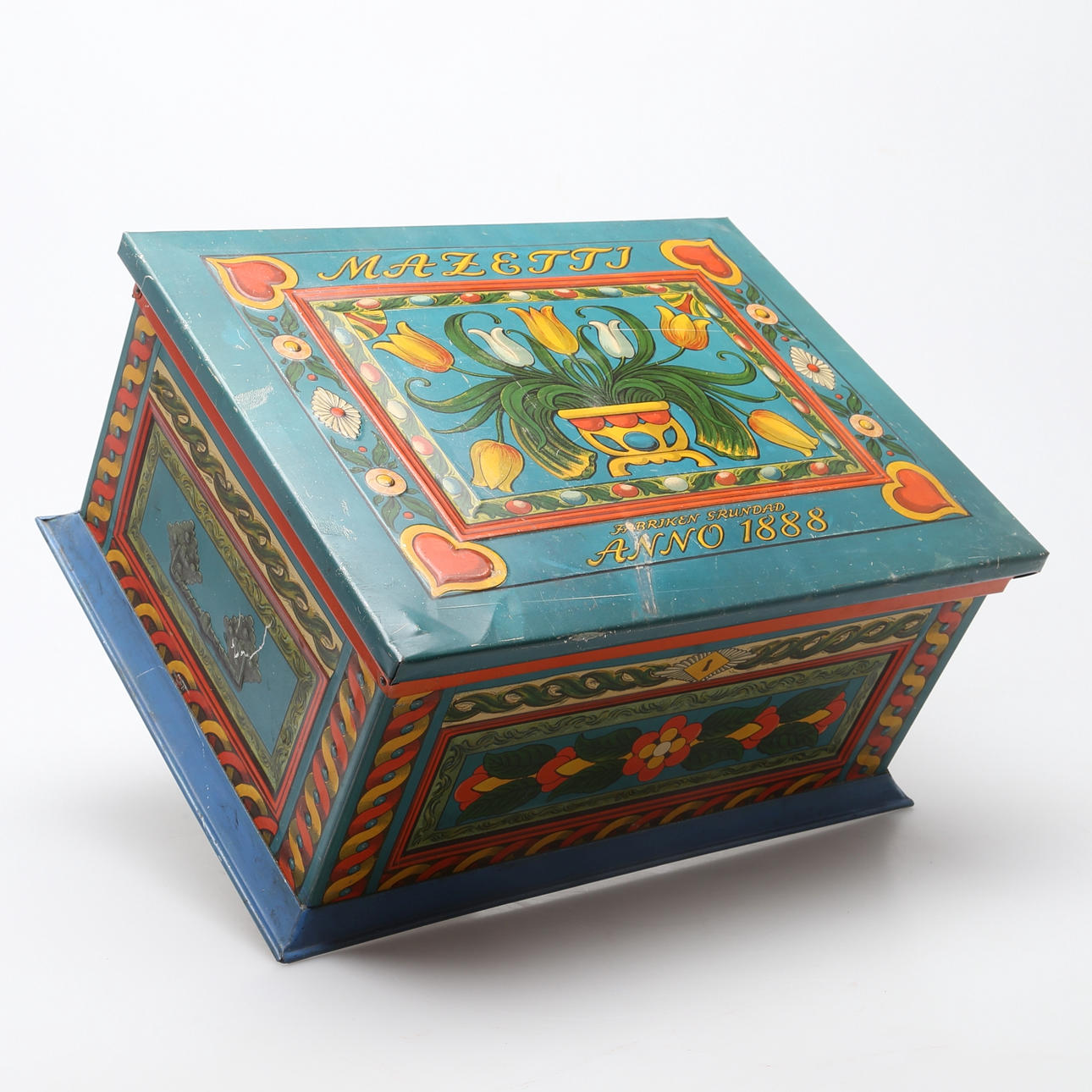 PLÅTBURK, Mazetti, 1900-tal.