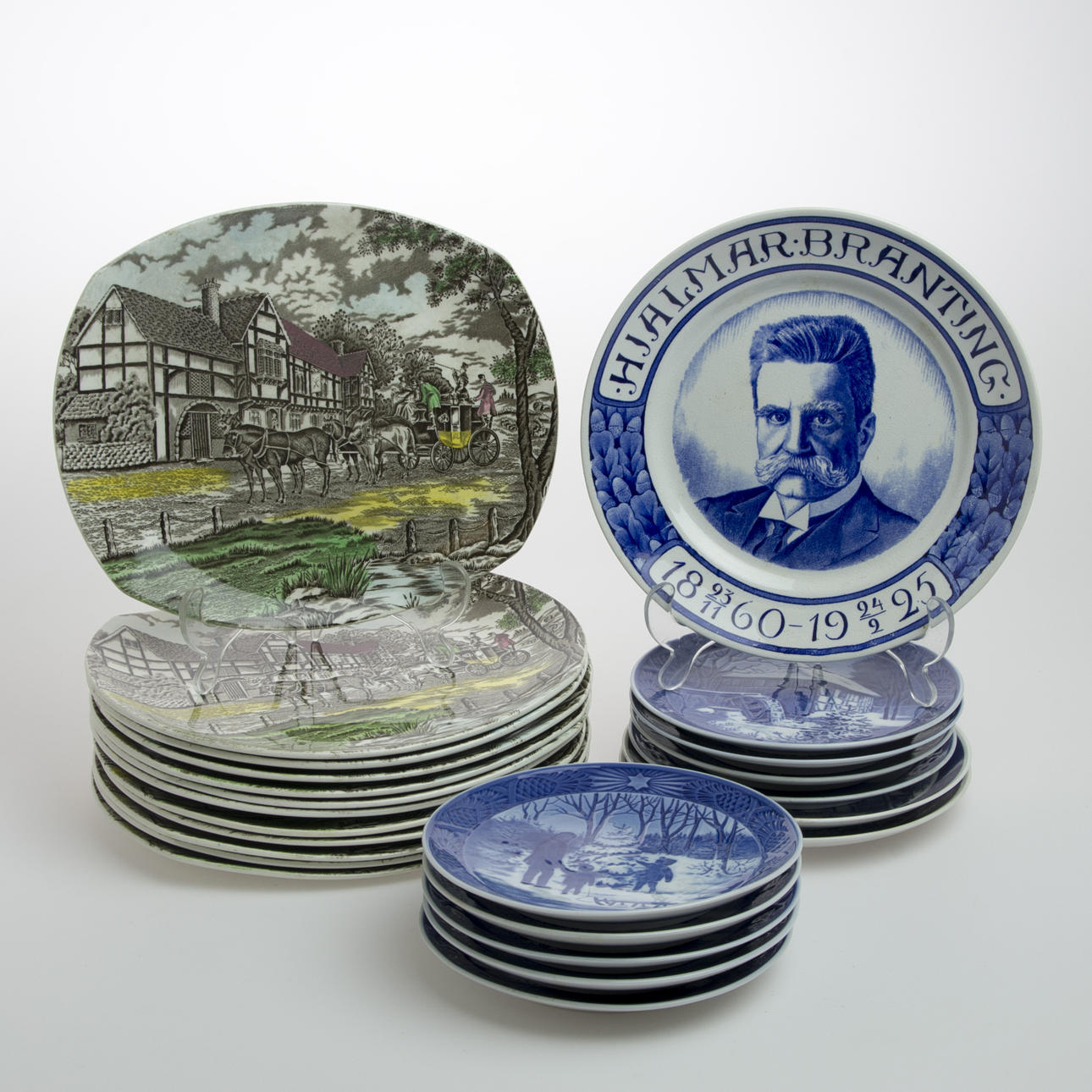 SAMLARTALLRIKAR, olika fabrikat, bl.a. Royal Copenhagen.