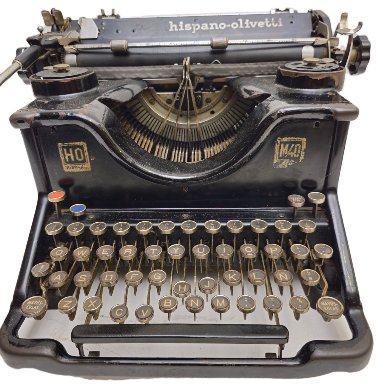 MAQUINA DE ESCRIBIR HISPANO-OLIVETTI. MODELO M40.
