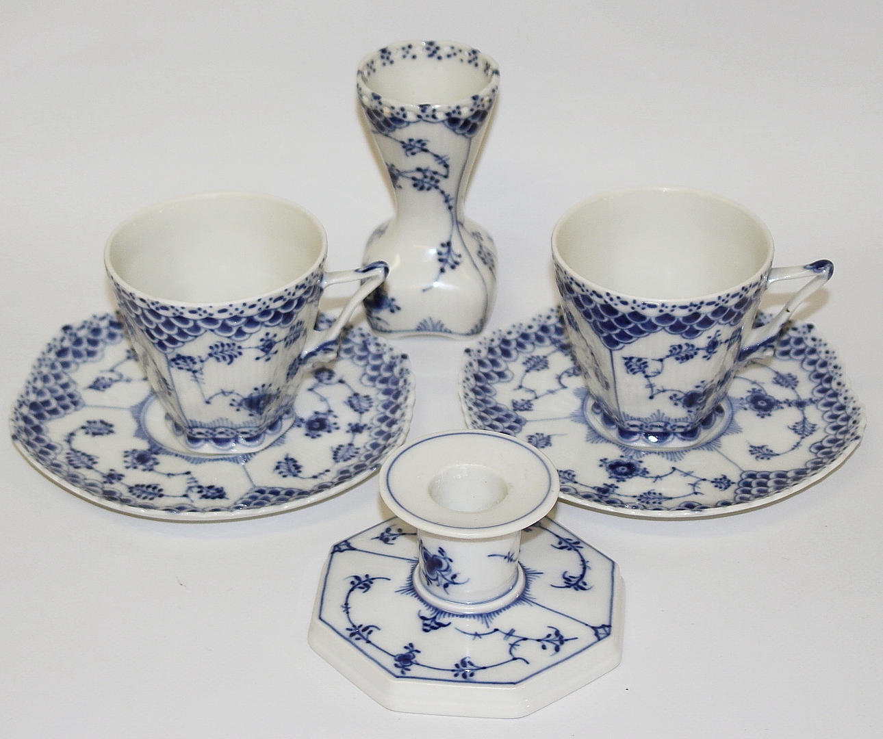 SERVERDELAR, 6 delar, Musselmalet.