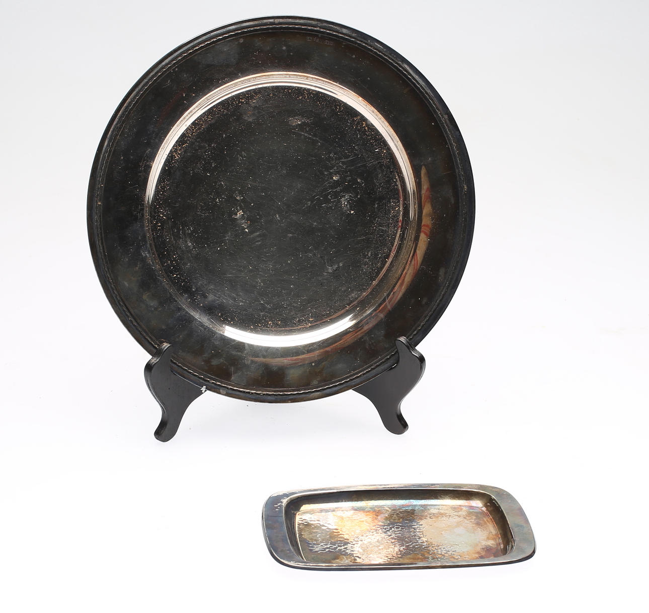 BRICKOR, 2 st, silver, totalt vikt ca 486 gram.