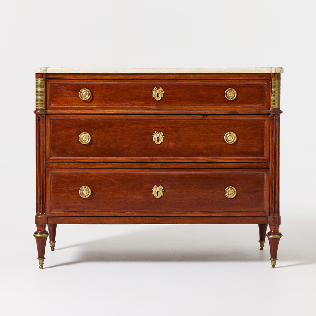 Chest of drawers, Directoire, France circa 1800, oak frame, veneered ...