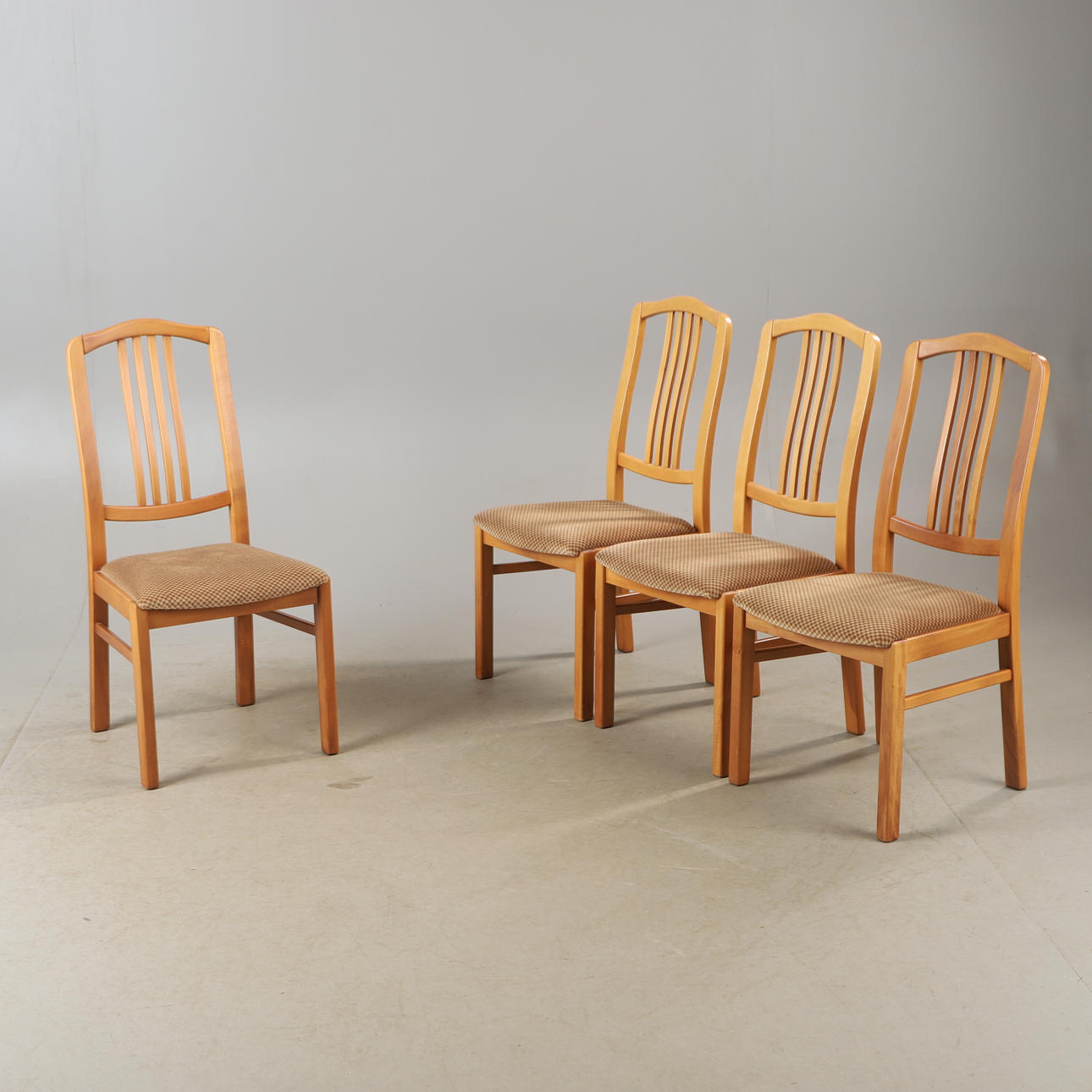 STOLAR, 4 stycken, bok, 1900-talets andra hälft.