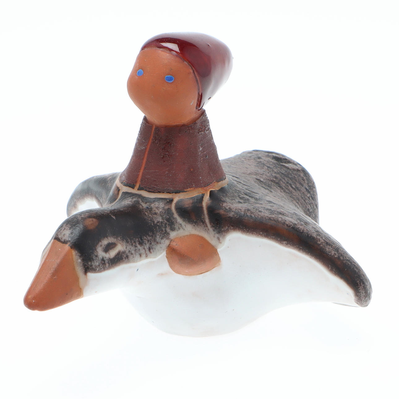 THOMAS HELLSTRÖM. A ceramic figurine, “Nils Holgersson”, Nittsjö