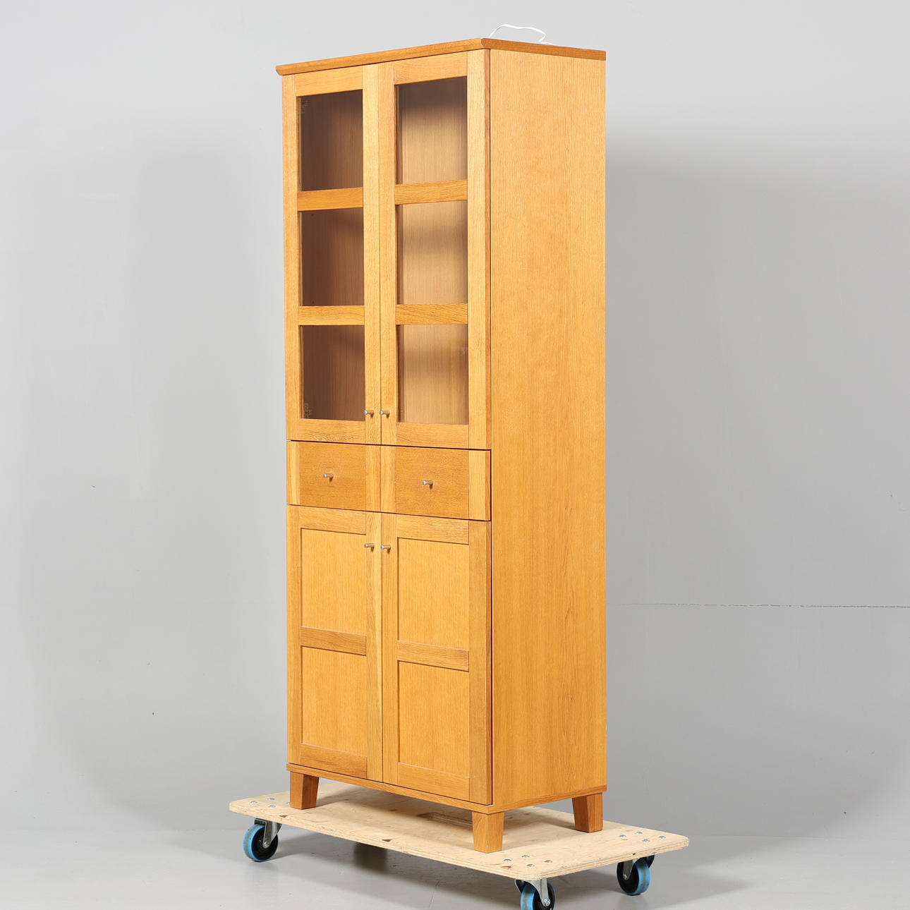 A contemporary display cabinet.