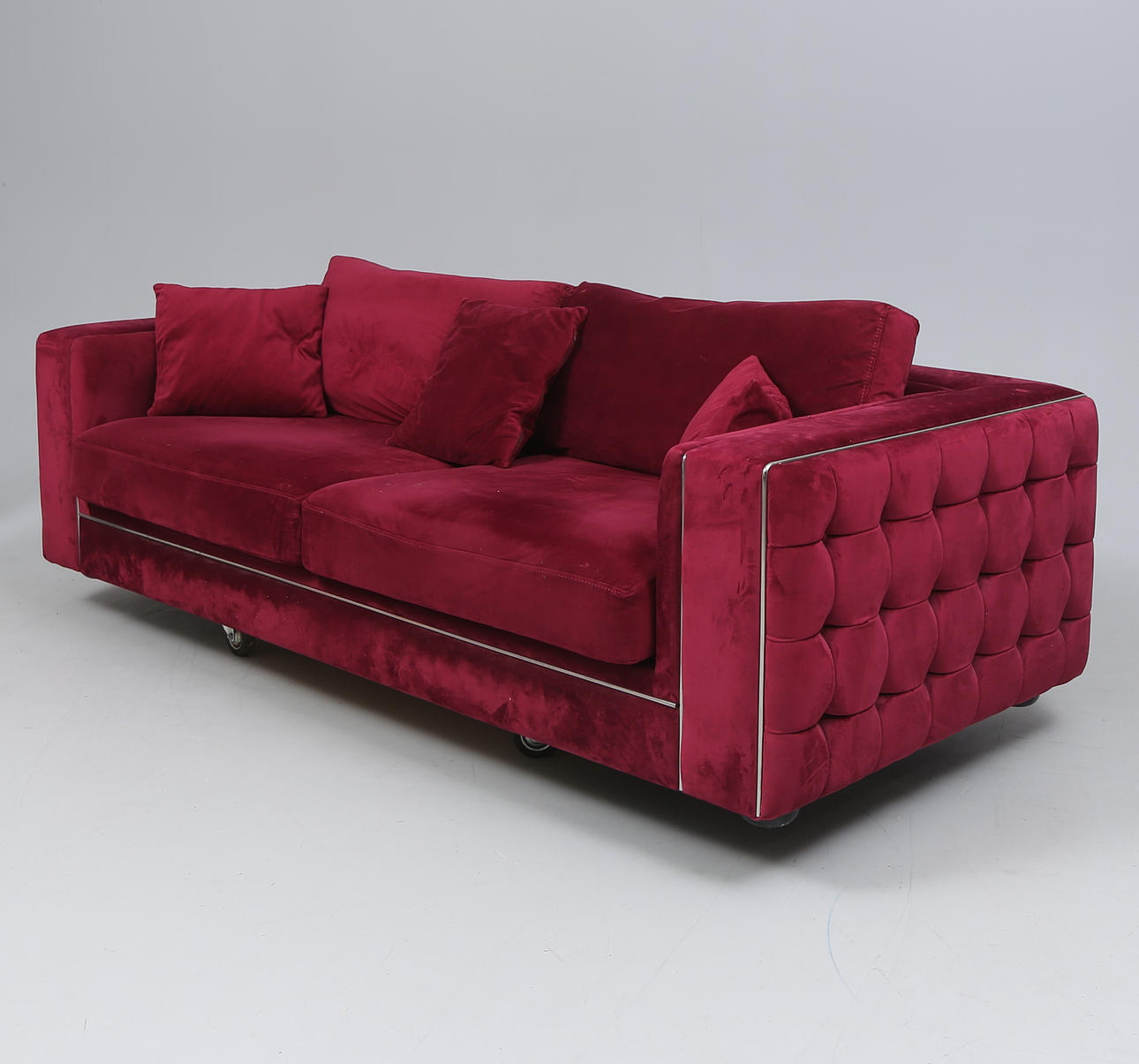 SOFFA, sammet, Lenova, samtida. Möbler - Soffor & Sittgrupper - Auctionet