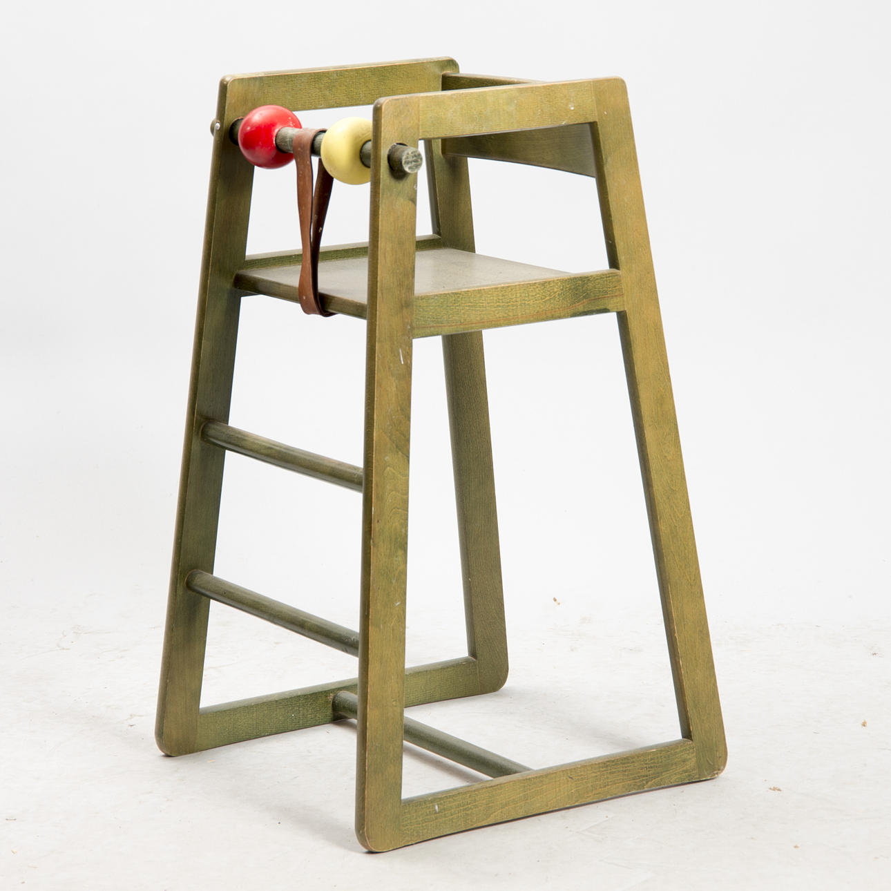 BARNSTOL, grönlaserad, 1970-tal.